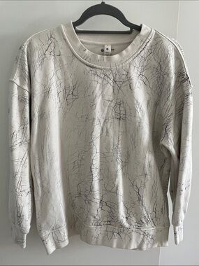Lululemon Like New Cracked Marble Crewneck Sweatshirt